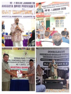 DPRD Provinsi Lampung melaksanakan kegiatan Sosialisasi Pembinaan Ideologi Pancasila pada 17–18 Januari 2026.