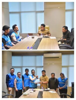 Ketua DPRD Provinsi Lampung, Ahmad Giri Akbar, SE., MM., menerima kunjungan kerja dari PT PLN (Persero) UP3 Tanjung Karang
