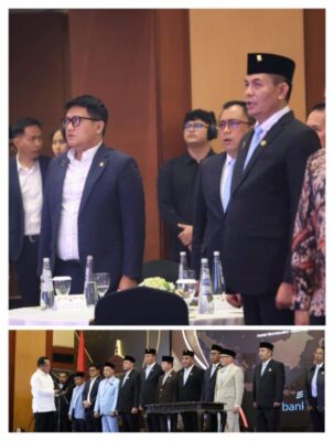 Ketua DPRD Provinsi Lampung Ahmad Giri Akbar menghadiri acara pengukuhan pengurus Asosiasi Dewan Perwakilan Rakyat Daerah Provinsi Seluruh Indonesia (ADPSI) dan Asosiasi Sekretaris DPRD Provinsi Seluruh Indonesia (ASDEPSI) periode 2025–2030